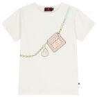 Girls Ivory Bag T-Shirt, 1, hi-res