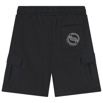 Boys Boys Black Logo Shorts