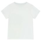 Boys White Logo T-Shirt, 1, hi-res