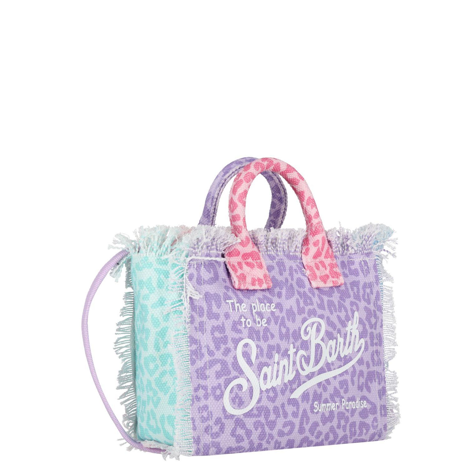 Girls Multi-Coloured Vanity Leopard Mini Handbag ( 22cm ), 1, hi-res