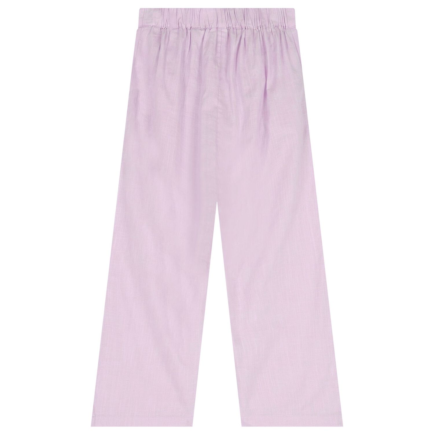 طقم بنطلون بطبعة زهور ثلاثية الأبعاد باللون البنفسجي للبنات , 2, hi-res