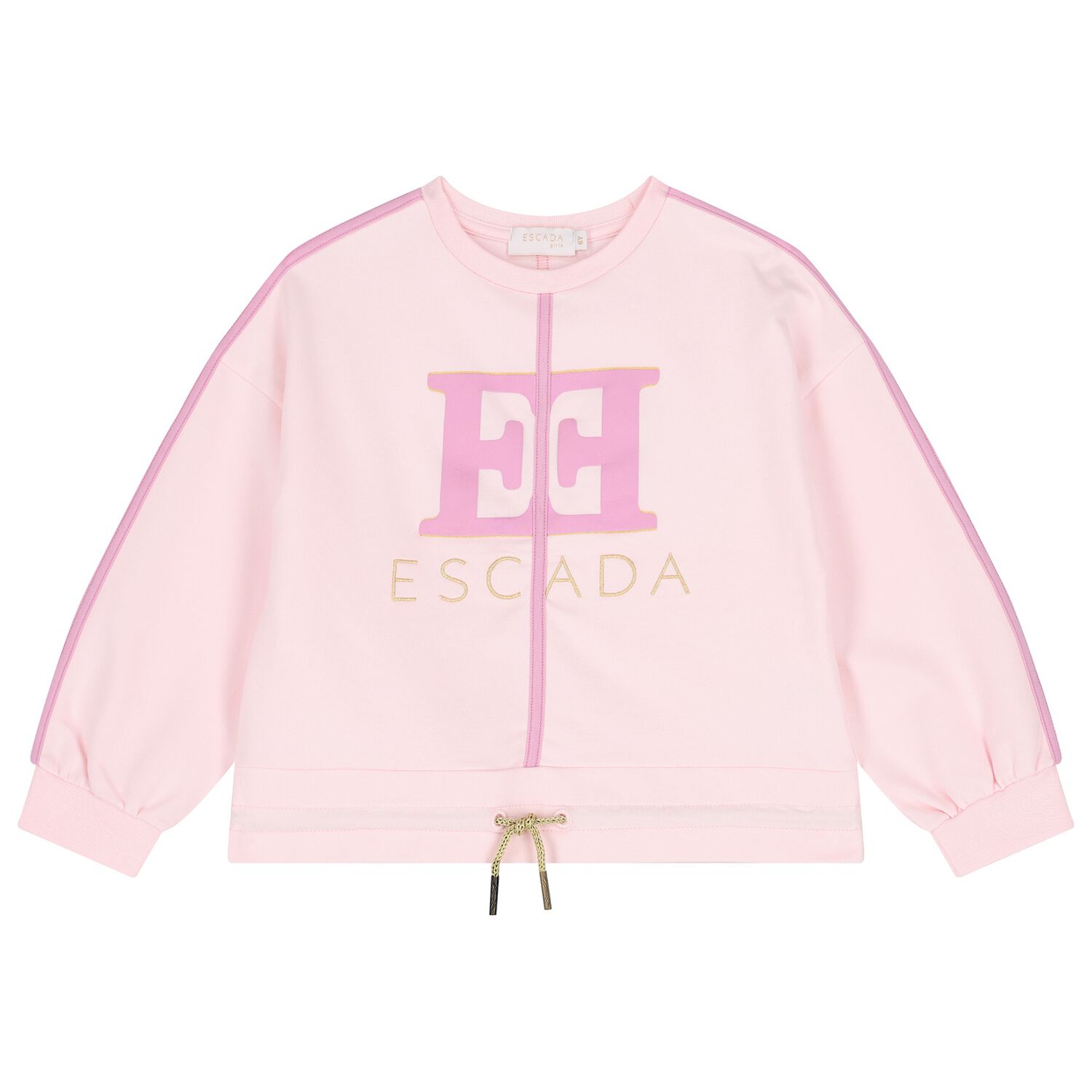 Girls Pink Logo Sweatshirt, 1, hi-res