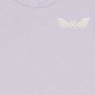 Girls Purple Logo T-Shirt, 1, hi-res