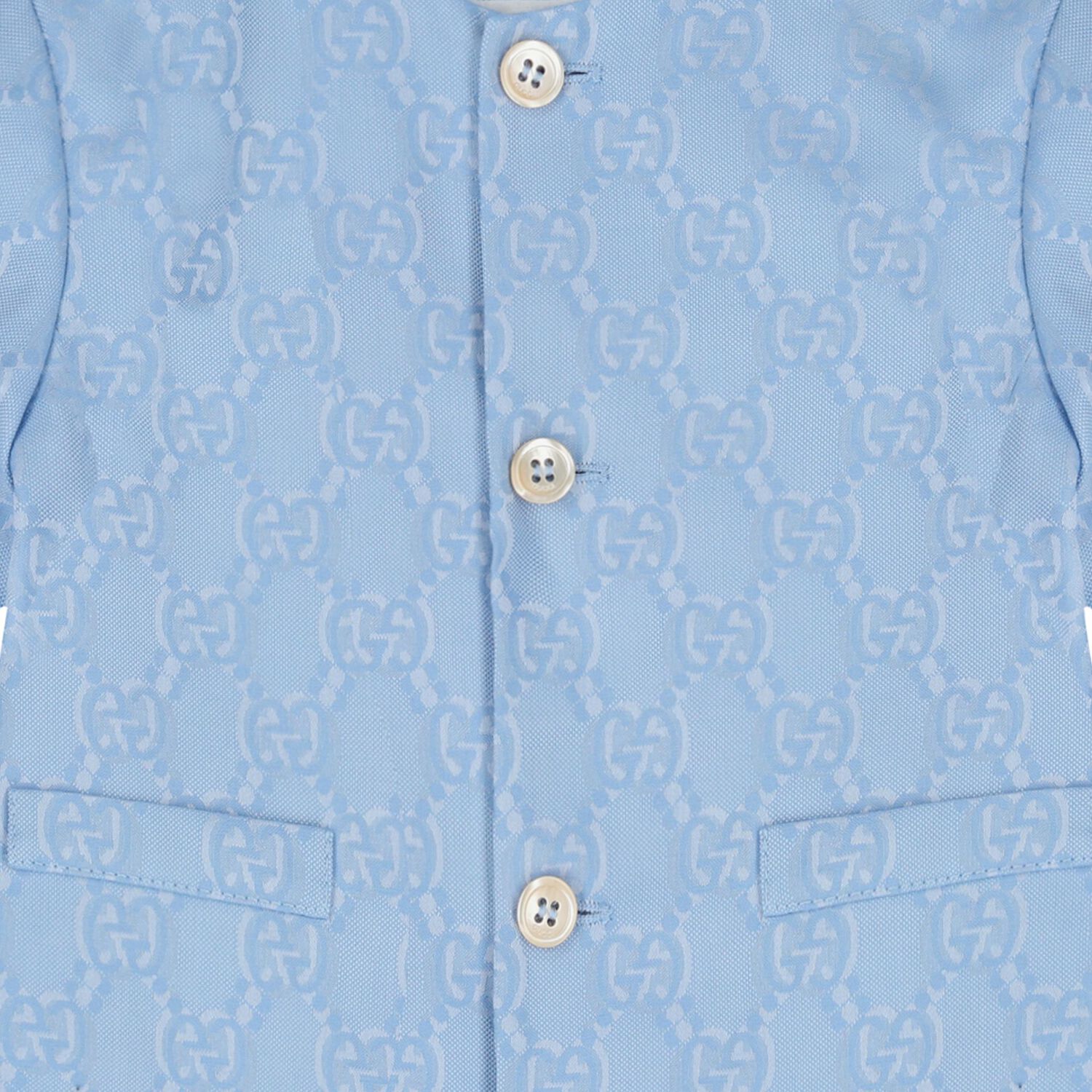 سترة أطفال بالشعار باللون الأزرق , 1, hi-res image number null