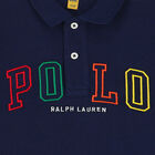 Boys Navy Logo Polo Shirt, 1, hi-res