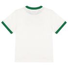 Boys Ivory Elephant Logo T-Shirt, 1, hi-res