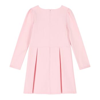 Girls Pink Logo Dress