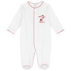 White Christmas Babygrow, 1, hi-res