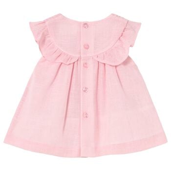 Baby Girls Pink Smock Dress