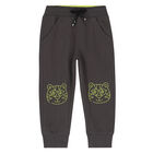 Boys Grey Tiger Joggers, 1, hi-res