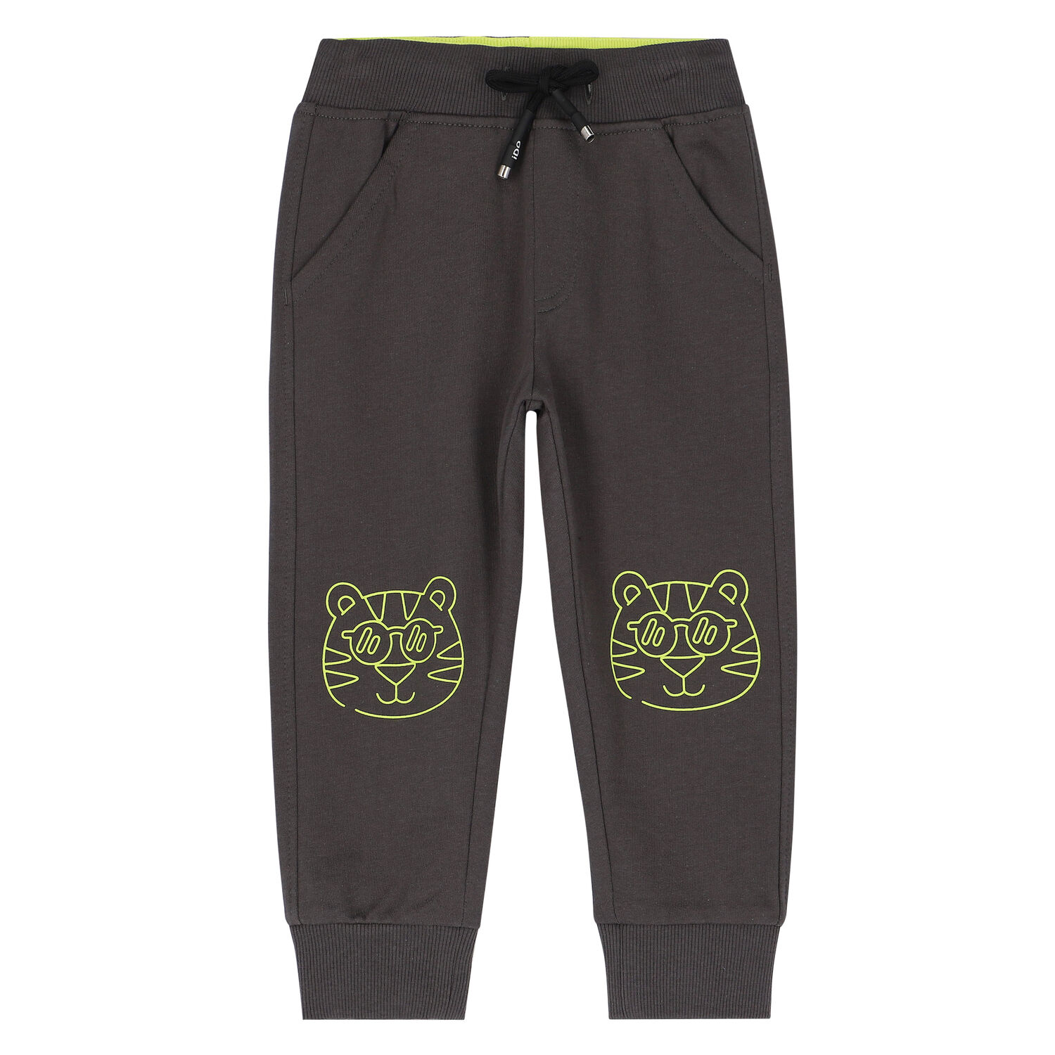 Boys Grey Tiger Joggers, 1, hi-res image number null