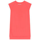 Girls Coral Choupette Logo Dress, 1, hi-res