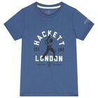 Boys Blue Logo T-Shirt, 1, hi-res