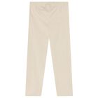 طقم ليجنز باللون الأبيض والذهبي للبنات, 1, hi-res