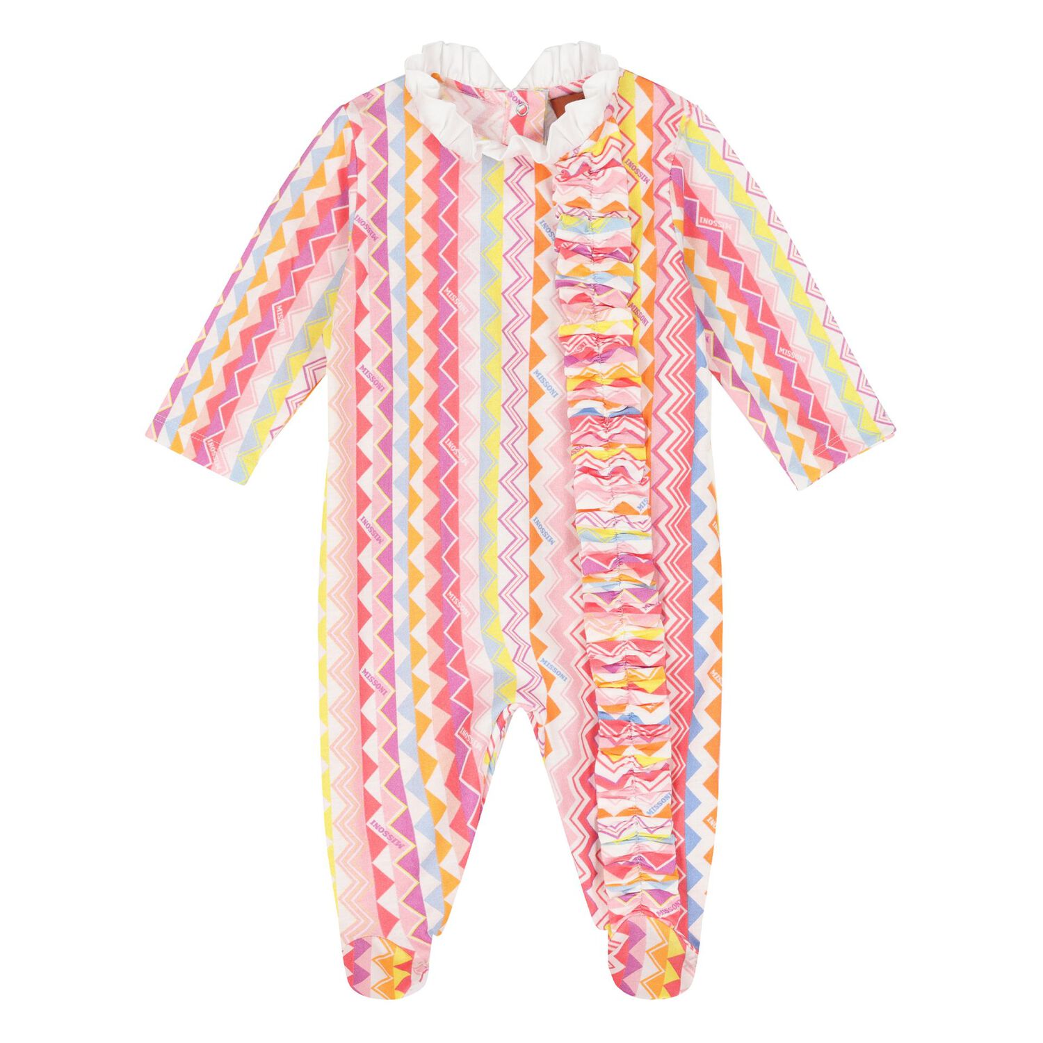 Baby Girls Pink ZigZag Babygrow Gift Set, 1, hi-res