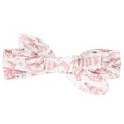 Baby Girls White & Pink Africa Bow Headband, 1, hi-res