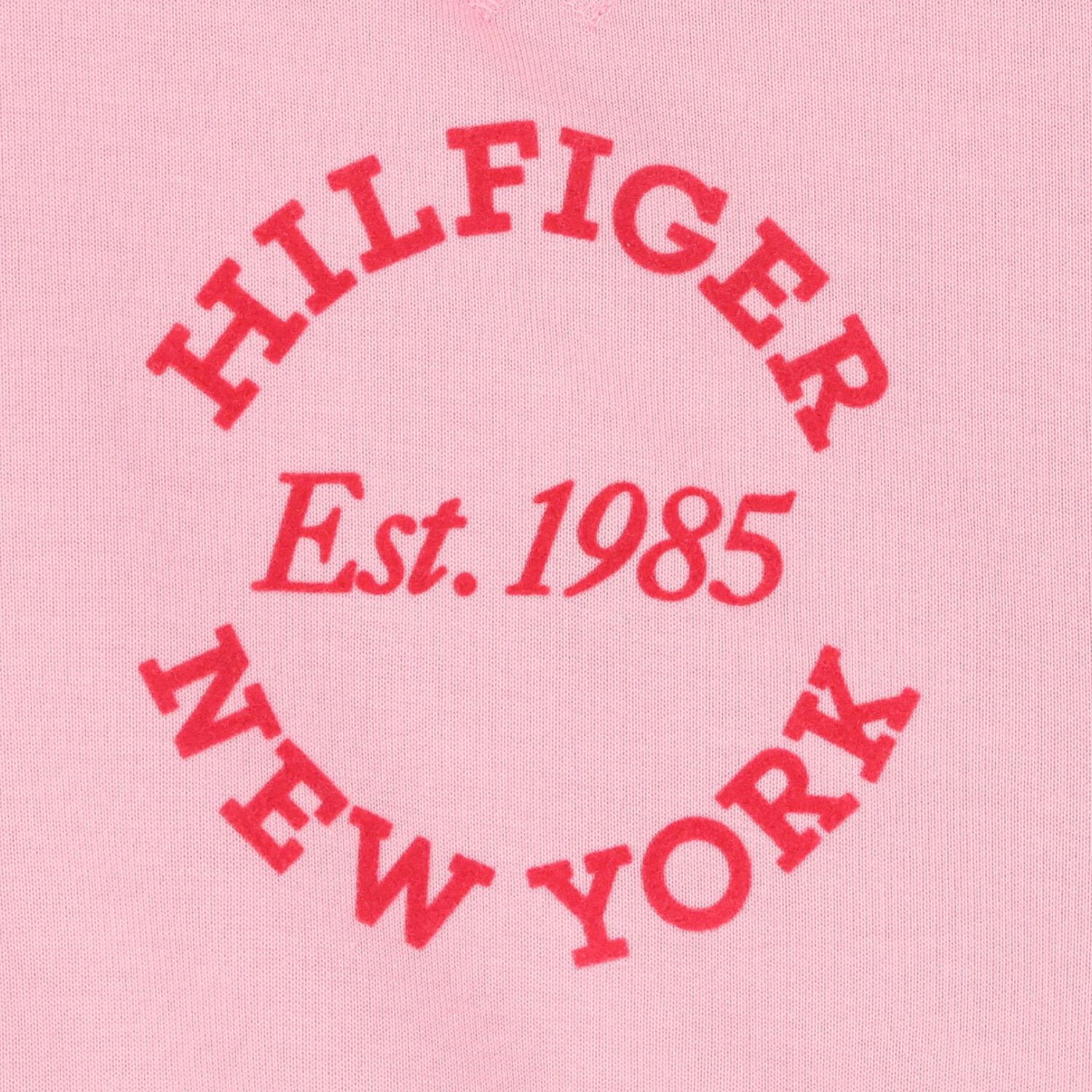 Girls Pink Logo Hooded Top, 1, hi-res image number null