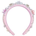 Girls Purple Embellished Headband, 1, hi-res