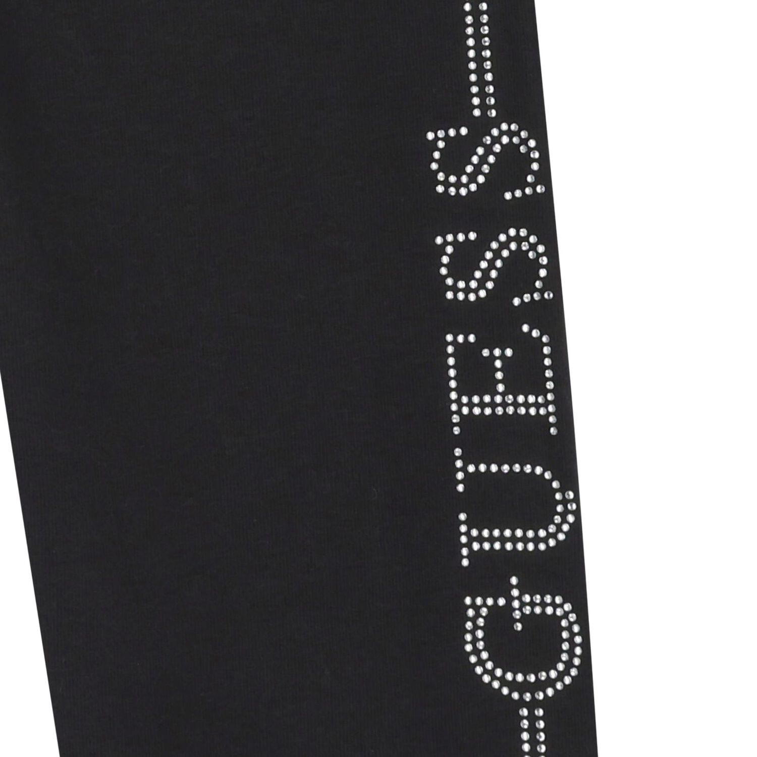 Girls Black Logo Trousers, 1, hi-res image number null