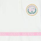 Girls White Logo Polo Dress, 1, hi-res