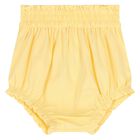 Baby Girls Yellow & Pink Floral Shorts Set ( 2-Pack ), 1, hi-res