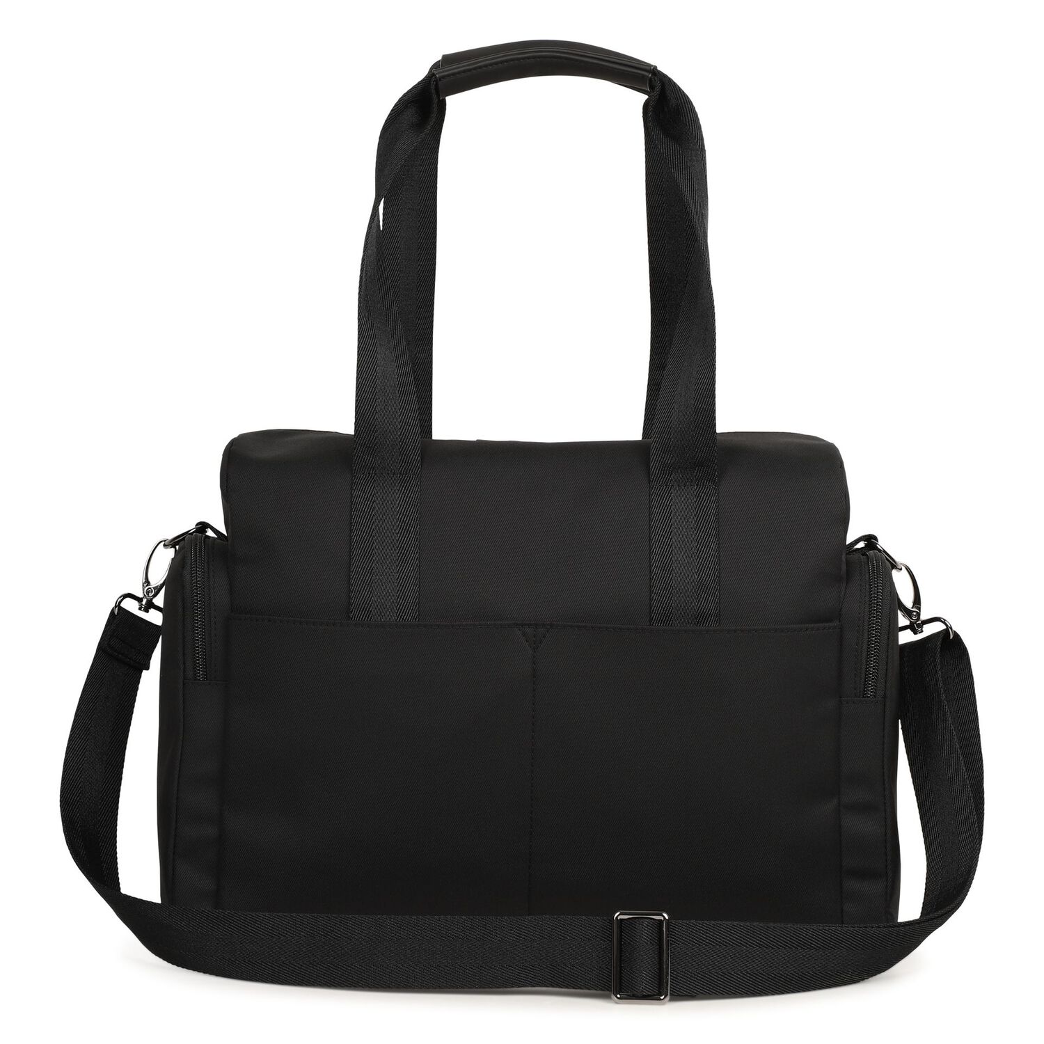 Mini Me Black Logo Baby Changing Bag ( 35cm ), 1, hi-res