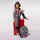 حقيبة ظهر أولاد بالشعار باللون الأسود والأبيض, 1, hi-res