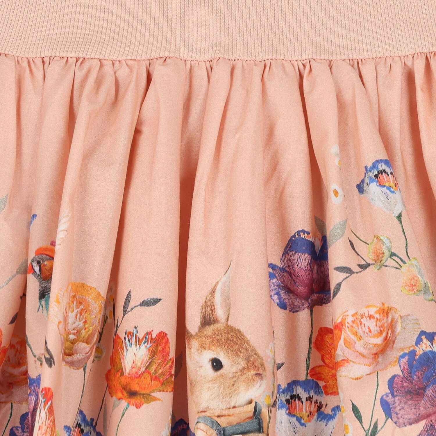 فستان بنات بطبعه الزهور باللون الوردى, 1, hi-res