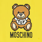 Girls Yellow Teddy Logo Dress, 7, hi-res