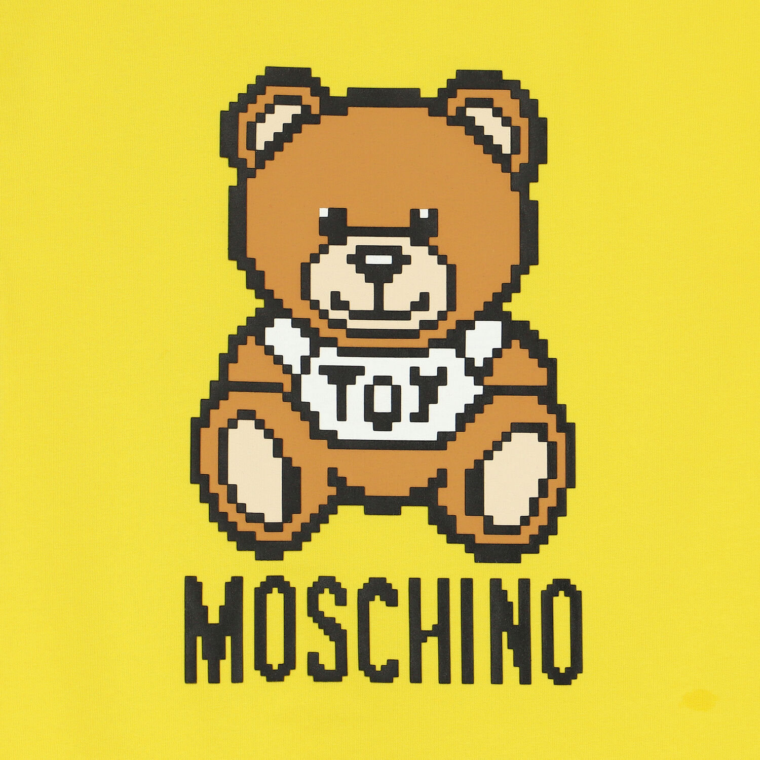 Girls Yellow Teddy Logo Dress, 7, hi-res image number null