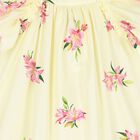 Girls Yellow Floral Dress, 1, hi-res