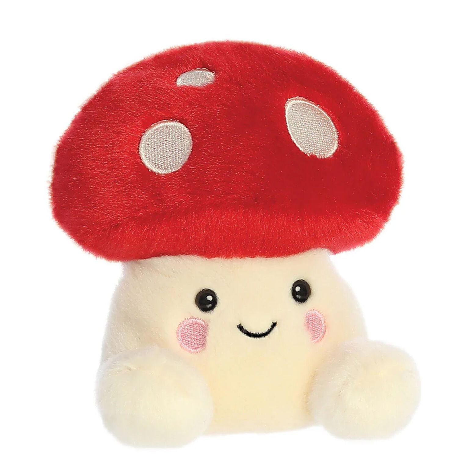 Palm Pals Ivory & Red Amanita Mushroom Soft Toy ( 13cm ), 1, hi-res