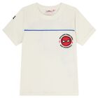 Boys Ivory Spider Man Marvel T-Shirt, 1, hi-res