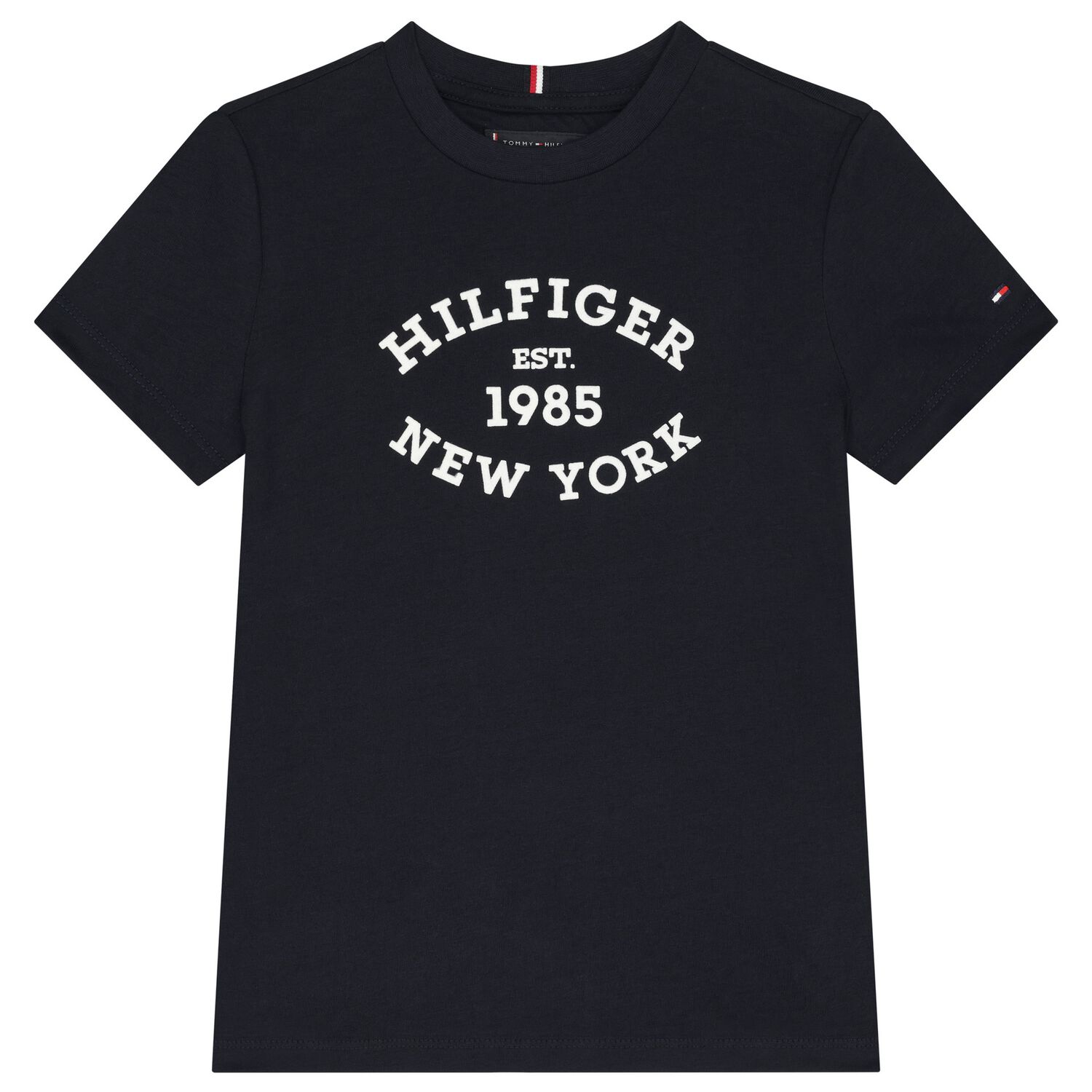 Boys Navy Blue Logo T-Shirt, 2, hi-res