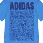 Boys Blue Logo Marvel T-Shirt, 1, hi-res