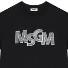 Boys Black Logo T-Shirt, 2, hi-res