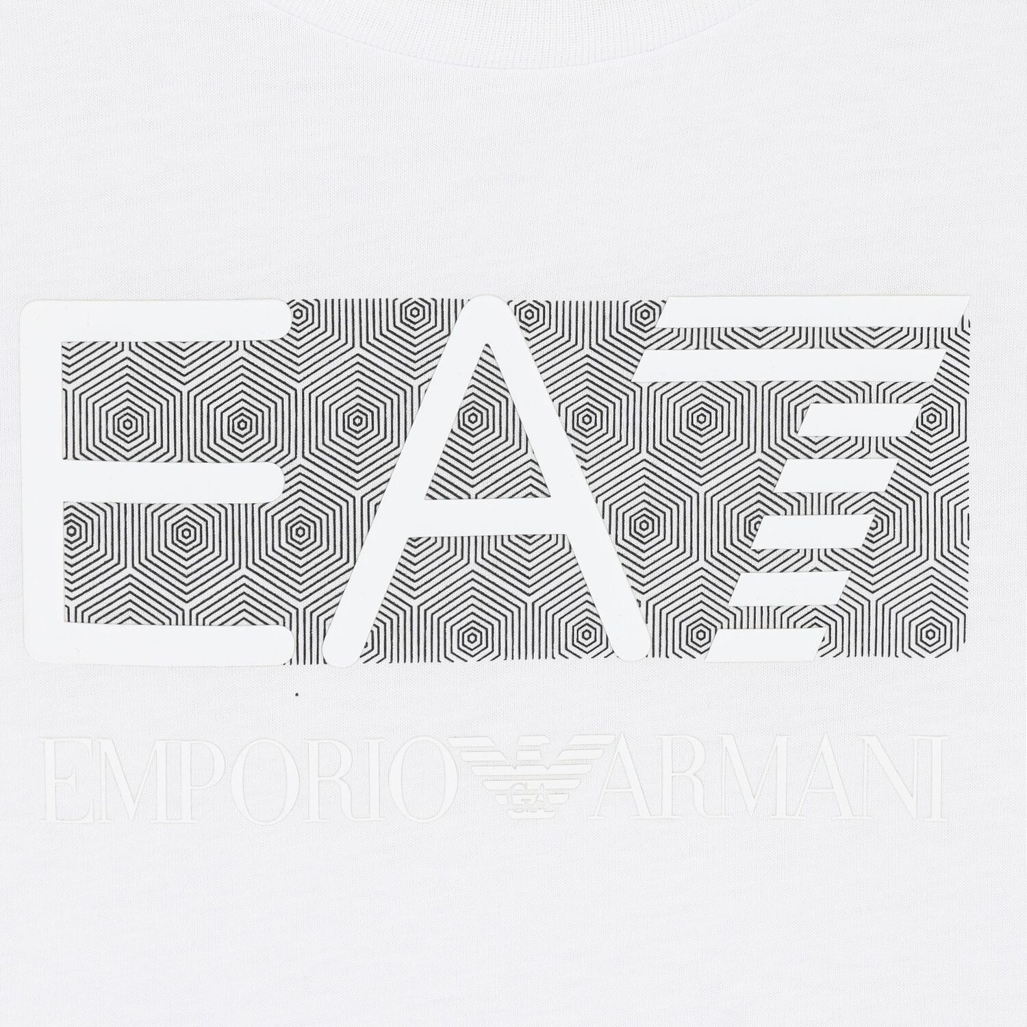 تي شيرت اولاد بالشعار باللون الأبيض , 1, hi-res