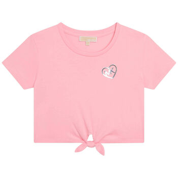 Girls Pink Logo T-Shirt