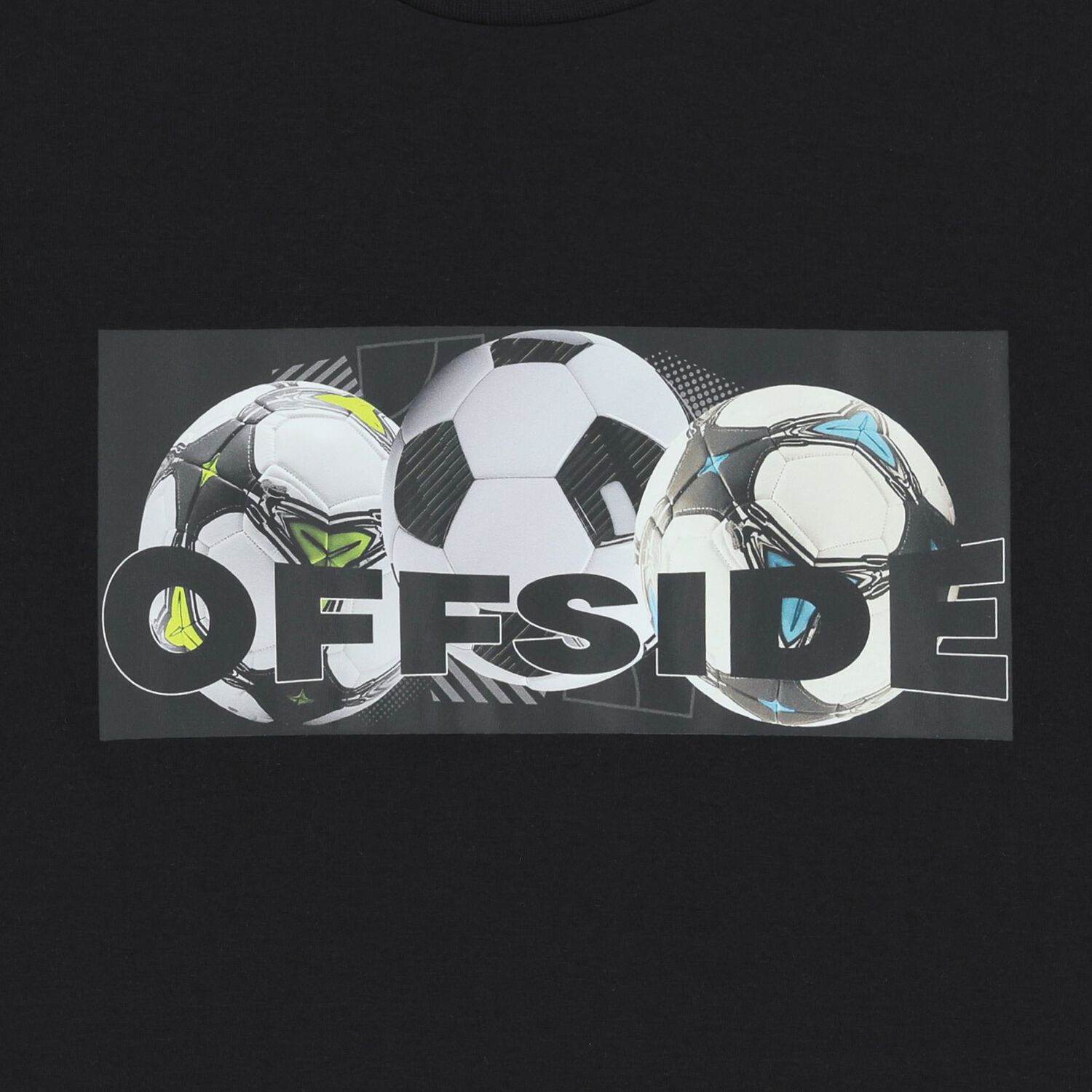 Boys Black Soccer Ball T-Shirt, 1, hi-res