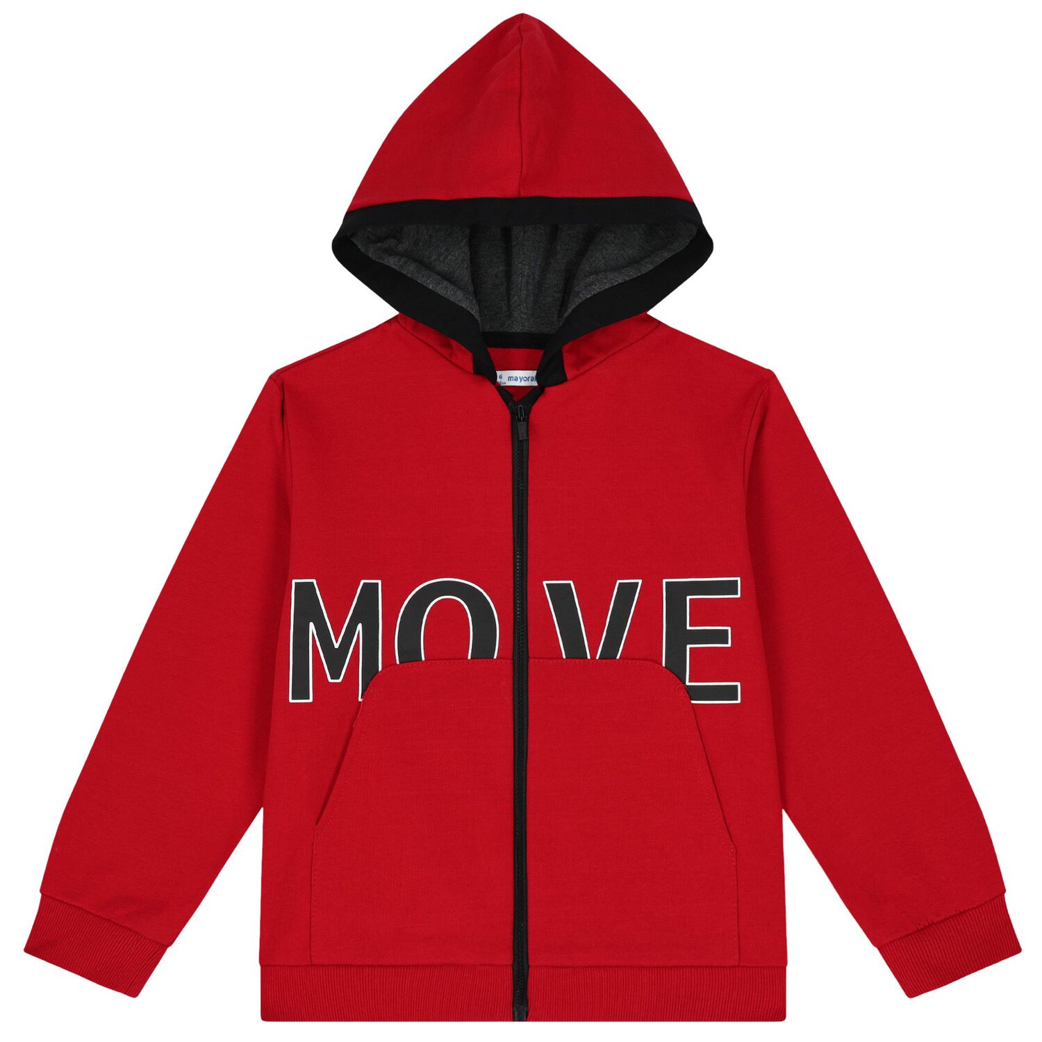 طقم بدلة أولاد رياضية باللون الأحمر والفضي والأسود (3 قطع), 2, hi-res image number null