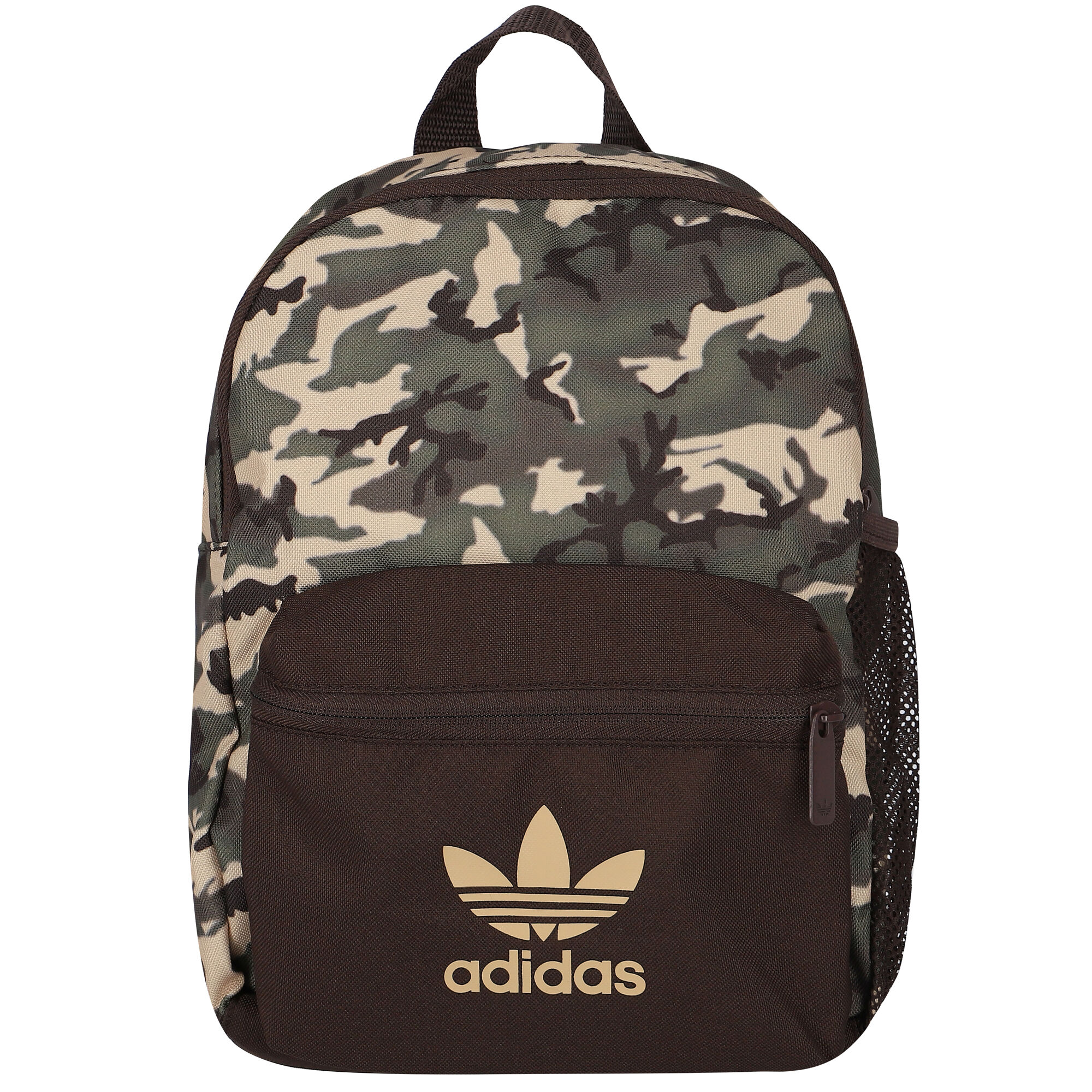 adidas Originals Khaki Green Camouflaged Logo Backpack 31CM | Junior  Couture QA