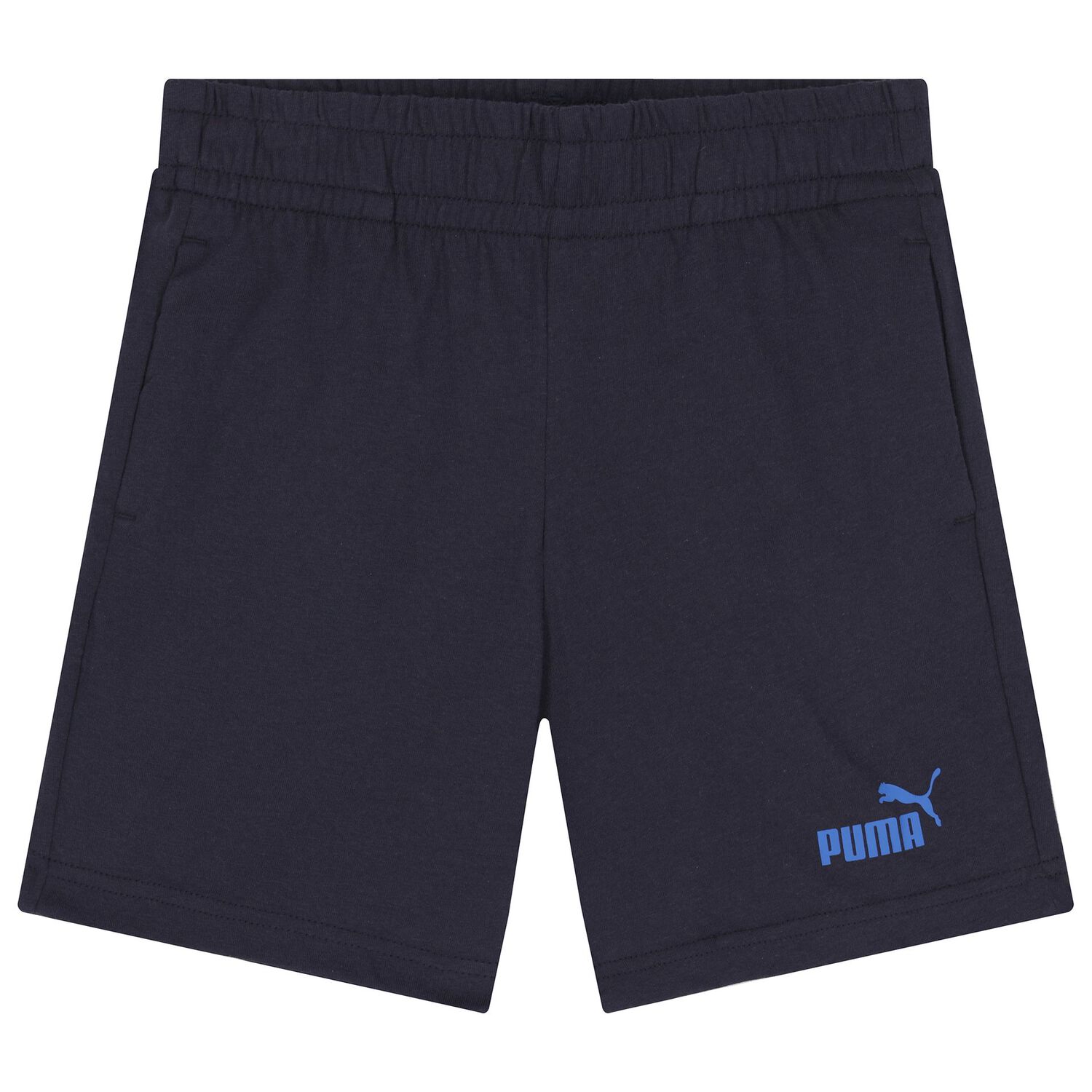 Boys Blue & Navy Blue Logo Shorts Set, 2, hi-res