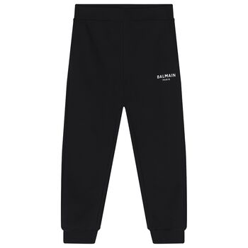 Black Logo Joggers