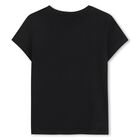Girls Mini Me Black Logo T-Shirt, 1, hi-res