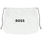 Boys Black Logo Backpack, 1, hi-res