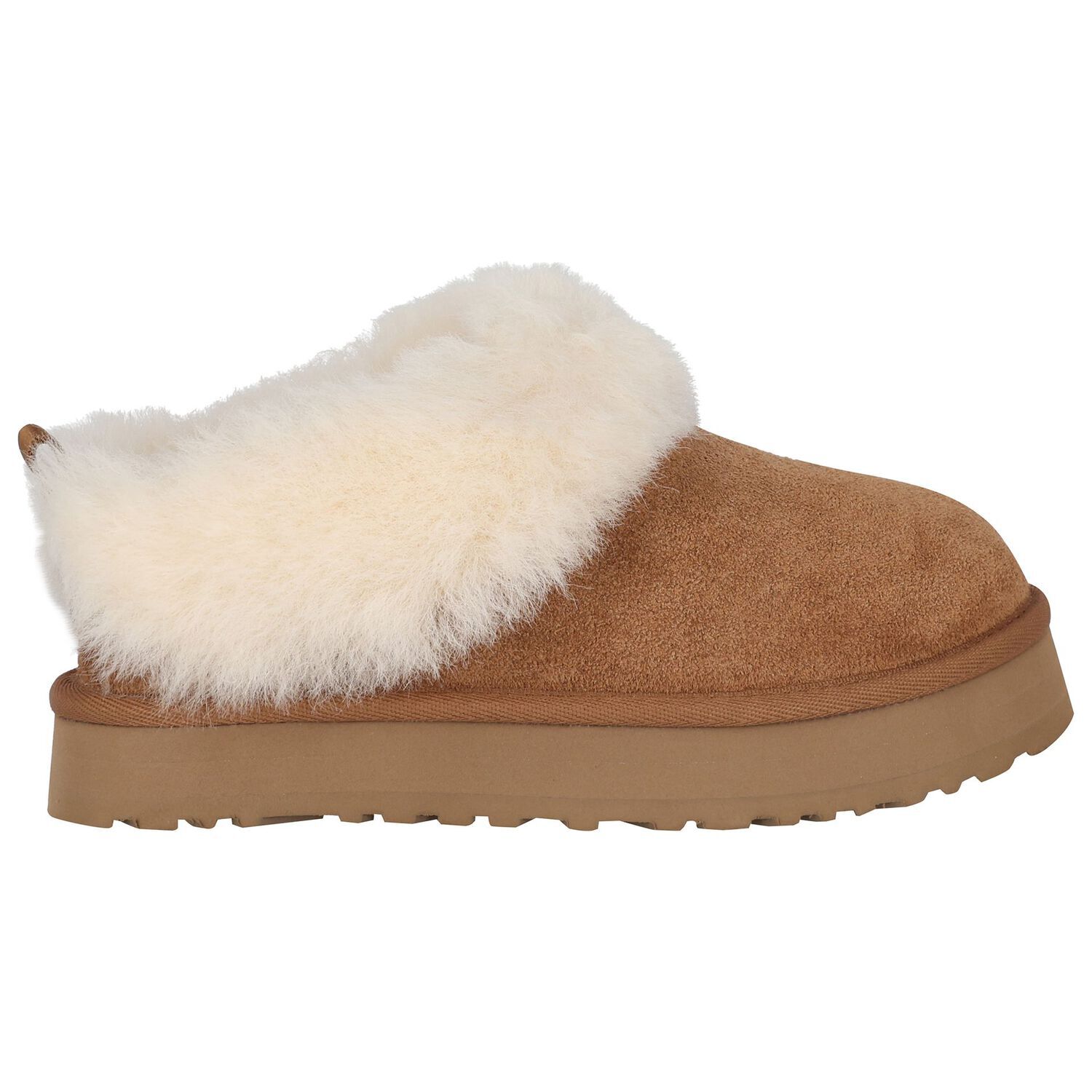 حذاء ميولز تازيل من جلد الغزال باللون البيج للبنات, 1, hi-res