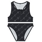 Girls Black & White Bikini, 1, hi-res