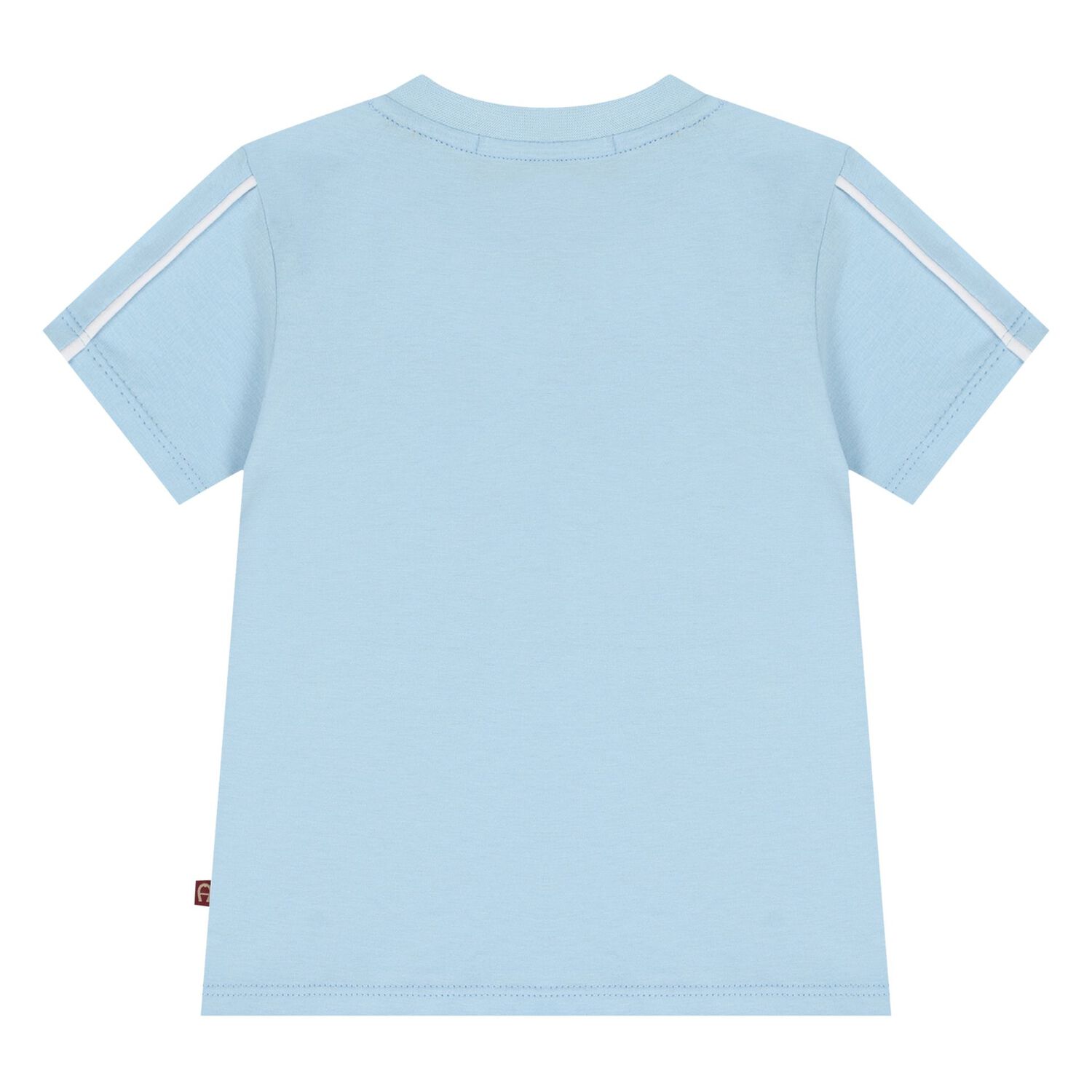 Younger Boys Blue Logo T-Shirt, 1, hi-res