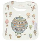 White Hot Air Balloons Baby Carré Swaddle & Bib Gift Set, 1, hi-res