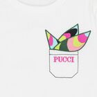 Girls White Logo T-Shirt             , 1, hi-res